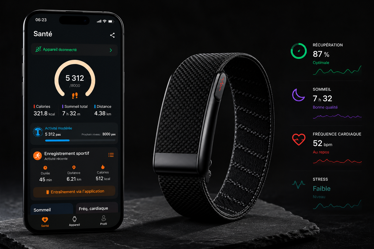LOOP Smart Band – Bracelet connecté sans abonnement